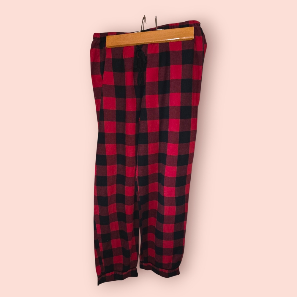 ^ Wondershop Red and Black Plaid Sleepwear Pants